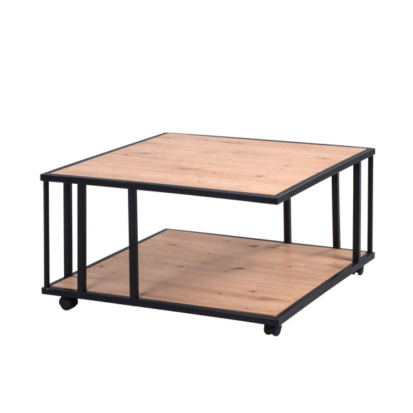 Borough Wharf Serio Wheel Coffee Table with Storage Wayfair.co.uk